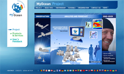 MyOcean website. Credits: MyOcean.