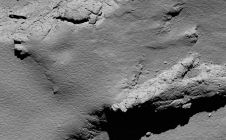 Image de la sonde Rosetta à 1,2km de la comète Tchoury 