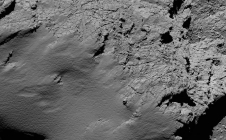 Image de la sonde Rosetta à 1,2km de la comète Tchoury 