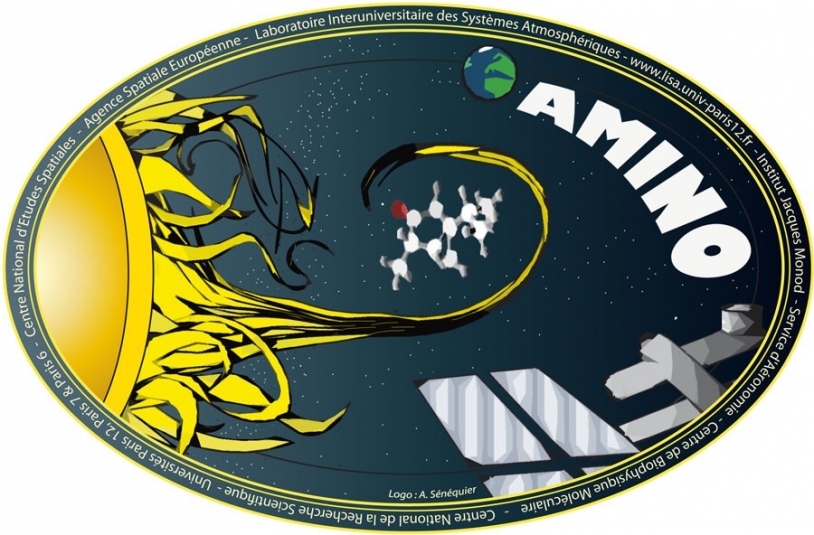 Logo de l&#039;expérience Amino. Crédits : A. Sénéquier.