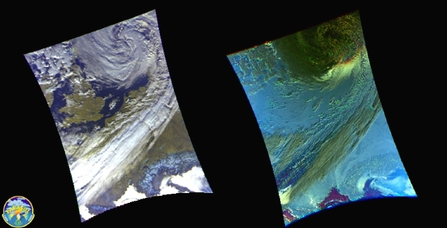 Images satellite de Parasol (cliquez sur l&#039;image pour l&#039;agrandir). Crédits : CNES.