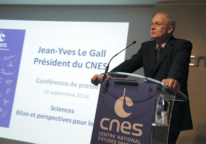 Jean-Yves Le Gall, président du CNES. Crédits : CNES/S. Charrier.